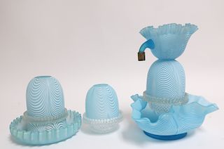 Fairy Lamp Collection Venetian Thread In Blue