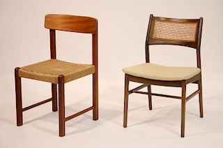 Mid century Modern Danish Teak Chairs