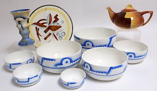 10 Art Deco Ceramic Ware Items