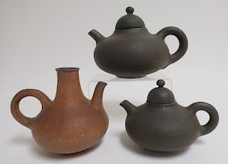 Maria Phillipi Danish 1927-2004 3 Ceramic Vessels