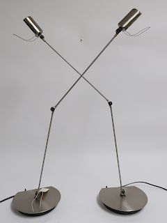 Pair of Lumina Cloe Extension Table Lamps