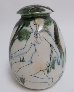 Eileen (Bernie) Murphy, Nude Among Trees, Jar