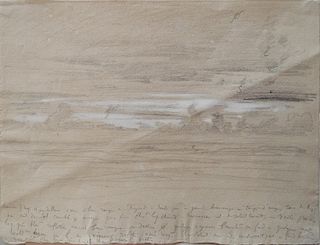 Pierre Thuillier (Amiens 1799-Parigi 1858)  - Study of skies in Sicily
