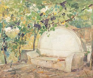 Giuseppe Casciaro (Ortelle 1863-Napoli 1945)  - Solitude
