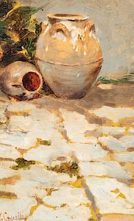 Attribuito a Vincenzo Caprile (Napoli 1856-1936)- Jars