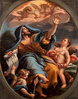Giovanni Battista Melchiorri (Roma 1664-1745)  - Ezekiel's Vision