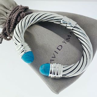 David Yurman Turquoise 10mm Bracelet