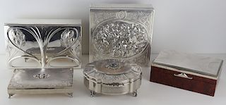 SILVER. Assorted Silver and Silverplate Decorative