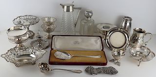 SILVER. Assorted English and Continental Silver.