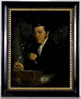 Portrait of Nathanial Everett 1835, O/C