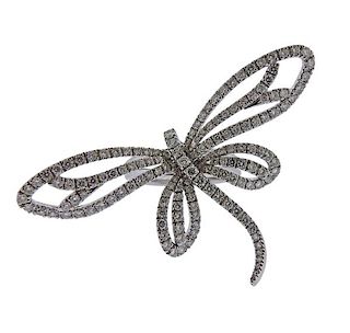 18K Gold Diamond Dragonfly Ring