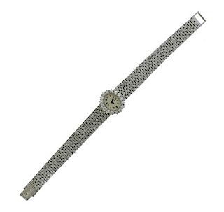 Piaget 18k Gold Diamond Backwind Watch 
