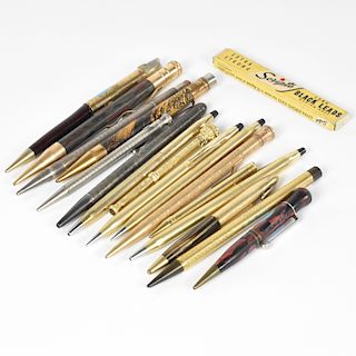 Grp: 16 Mechanical Pencils Gold Filled Sterling Silver