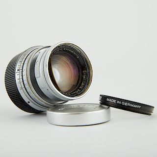 Leitz SummiCron f-5 cm 1:2 Camera Lens with B+W Polarizing Filter