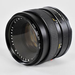 Leitz SummiLux-R 1:1.4/50 Camera Lens with B+W Polarizing Filter