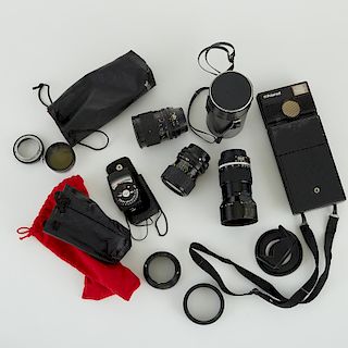Assorted Nikon and Polaroid Camera Components