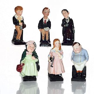 6 ROYAL DOULTON CHARLES DICKENS CHARACTER FIGURINES