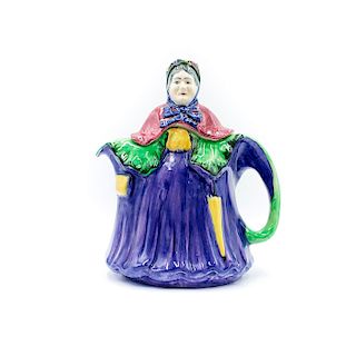 LITTLE OLD LADY CERAMIC TEAPOT WITH MUSIC BOX