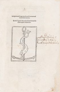 Ermogene di Tarso - In Aphthonii Progymnasmata commentarii innominati autoris