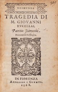 Rucellai, Giovanni - Rosmunda Tragedia 