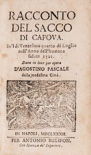 Agostino, Pascale - Racconto del Sacco di Capova