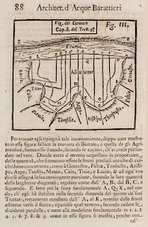 Barattieri, Giovanni Battista - Architettura d'acque. Parte Prima [- e Seconda].
