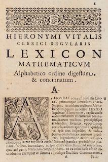 Vitali, Girolamo - Lexicon Mathematicum
