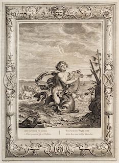 La Barre de Beaumarchais, Antoine de - Le temple des muses, orné de LX. tableaux où sont représentés les evenemens les plus remarquables de l'antiquit