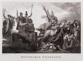 Levachez, Charles François Gabriel - Collection complète des tableaux historiques de la Révolution française.