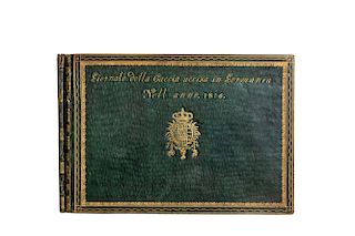Registro della caccia uccisa di S. M. R. D.n Leopoldo Borbone Serenissimo Principe di Salerno da Settembre 1815 a l'Agosto 1816