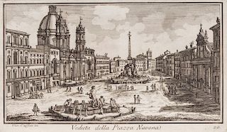 Cancellieri, Francesco - Il mercato, il lago dell'Acqua Vergine ed il Palazzo Panfiliano nel Circo Agonale detto volgarmente Piazza Navona. Con un app