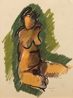 Ennio Morlotti (Lecco 1910-Milano 1992)  - Nudo