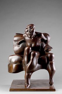 Gloria Argeles (Cordoba 1940)  - Figura seduta