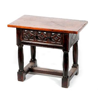 A Spanish Colonial table.