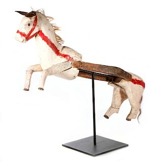 Mexican ceremonial horse figure