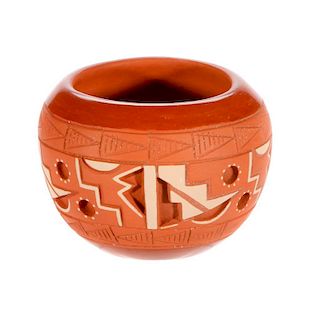 San Juan redware bowl