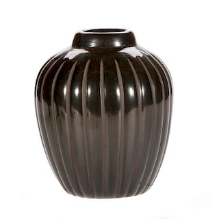 Santa Clara blackware jar