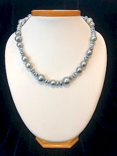 Fine 10mm-15mm South Sea Tahitian and Keshi Pearl Necklace