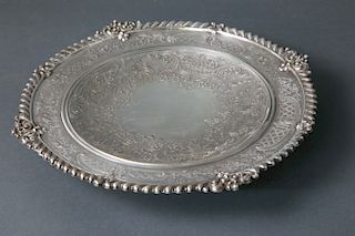 Sterling Silver Gadroon Border Compote