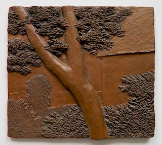 Robert Kipniss bronze relief