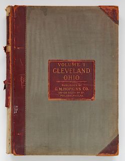 Vol. 1 Plat Book of Cleveland, Ohio               