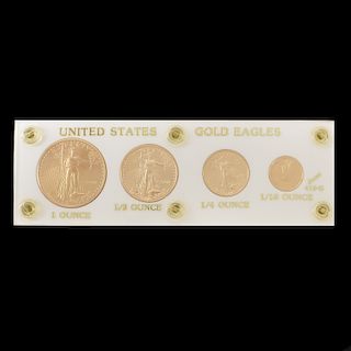 2000 US AMERICAN EAGLE PROOF GOLD SET