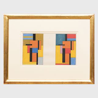 Carl Robert Holty (1900-1973): Untitled Abstractions