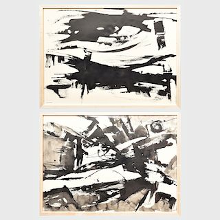 Murray Hantman (1904-1999): Untitled; and Untitled