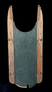 19TH C. PAINT DECORATED SLED 