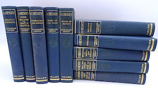 10 VOLS. AUTHORIZED EDITION OF THE WORKS OF O. HENRY 1910 7.5X5.5"