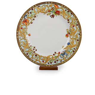 (2 Pc) Rosenthal Versace Le Jardin Dinner Plates