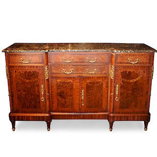 Marquetry and Marble Commode