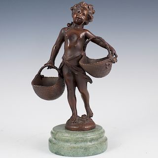 After Suzanne Bizard (French 1873-1963) Bronze