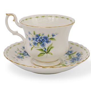 Royal Albert Porcelain Teacup and Saucer